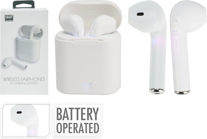 Bluetooth Wireless Earphones & Charging Case