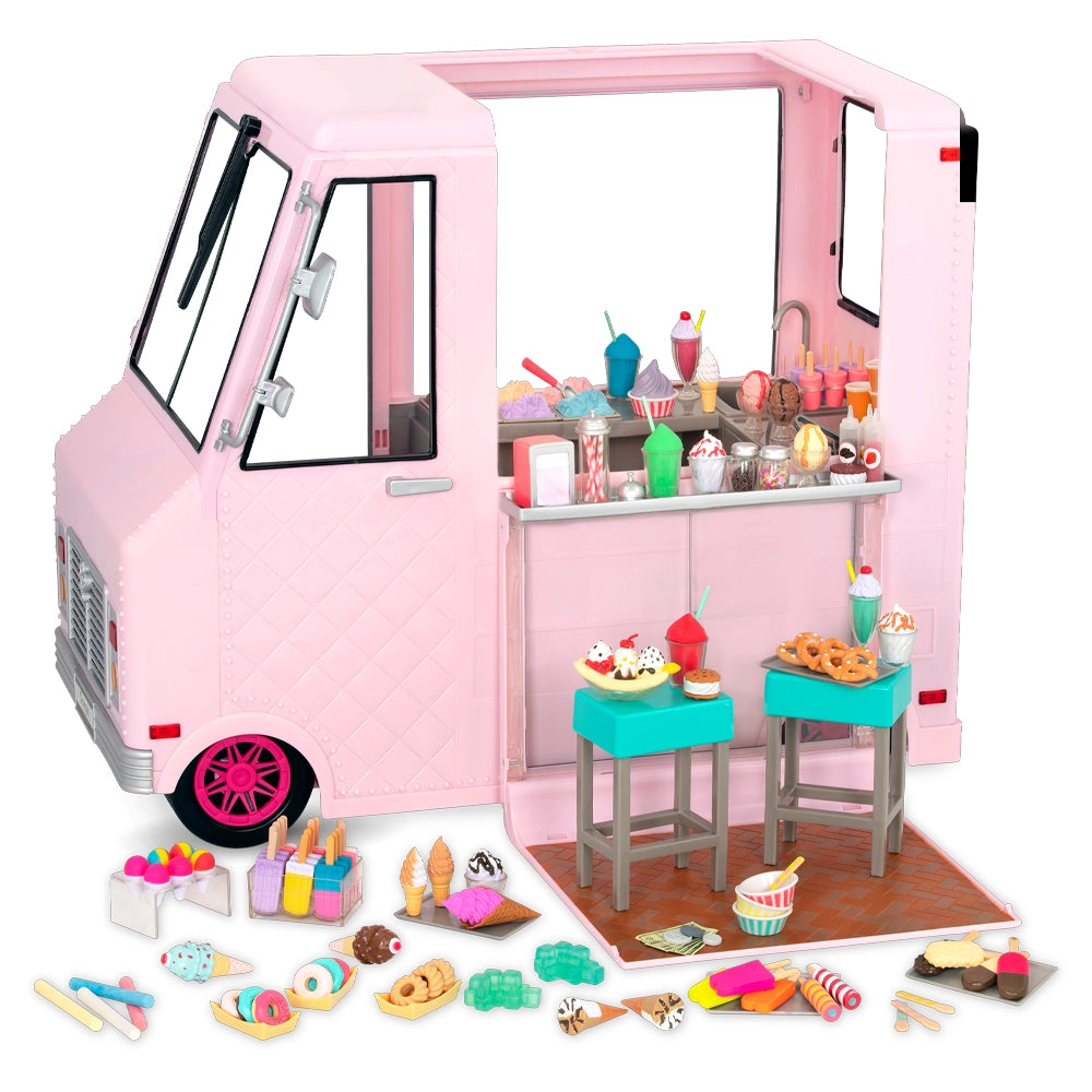 Maquette de camion en plastique Ice Cream Truck 1/25 Maquette de camion en plastique Ice Cream Truck 1/25