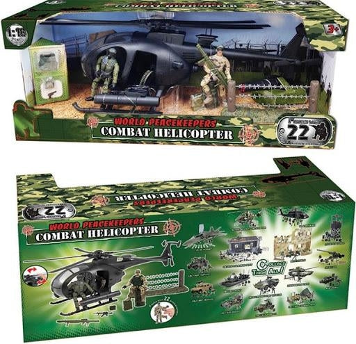 Combat Helicopter & Figures