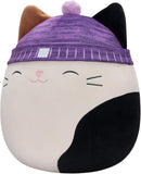 Squishmallows Plush 16" - Cam the Calico Cat with Beanie