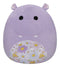 Squishmallows Plush 20" - Hanna The Purple With Hippo Floral Belly
