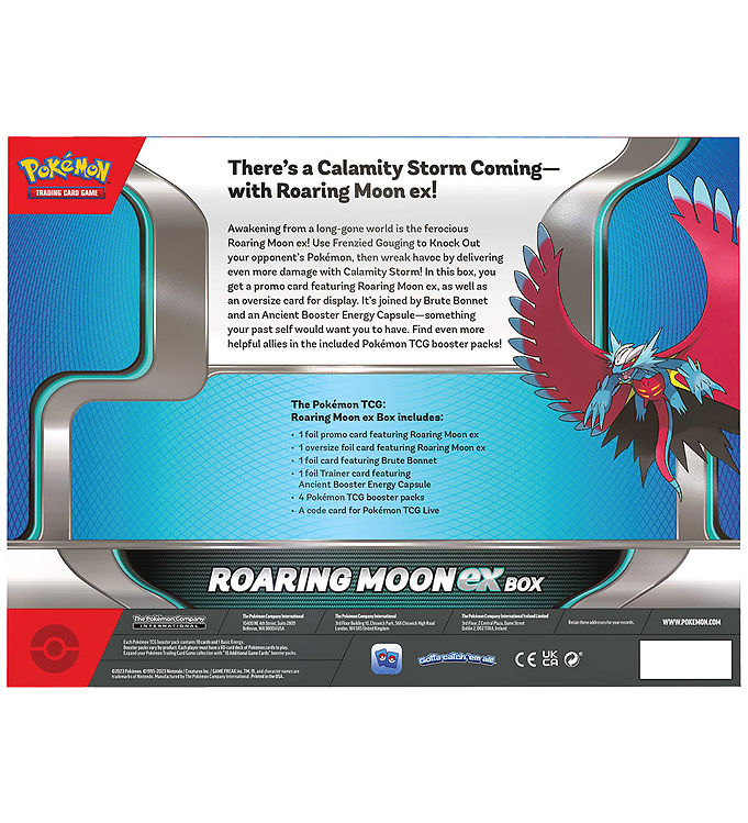 Pokemon Roaring Moon/Iron Valiant ex Box Assortment JAC Stores IOM Pokemon Roaring Moon/Iron Valiant ex Box Assortment JAC Stores IOM
