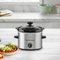 Hamilton Beach The Mighty Mini 1.8L Stainless Steel Slow Cooker