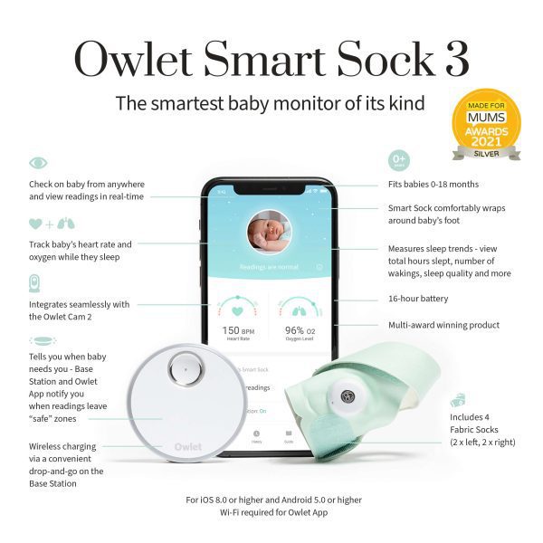Owlet Monitor Duo Mint – JAC Stores IOM - Main Image