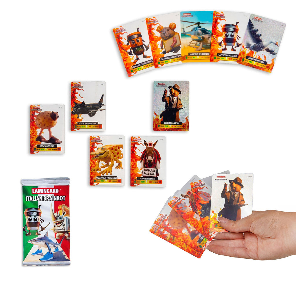 Italian Brainrot Trading Cards Booster Pack – JAC Stores IOM