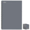 A4 Twin Wiro Notebook - Grey