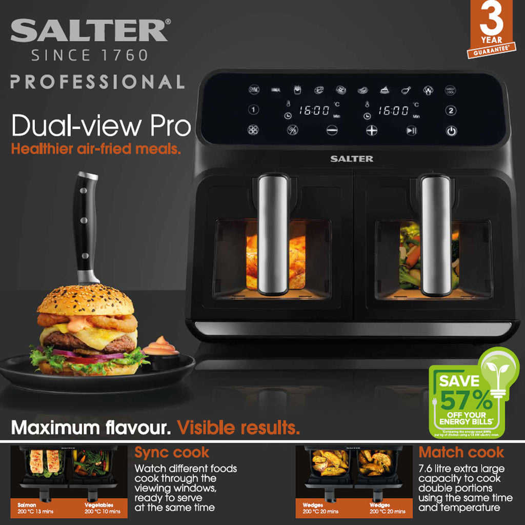 Salter Dual Air Fryer 8L