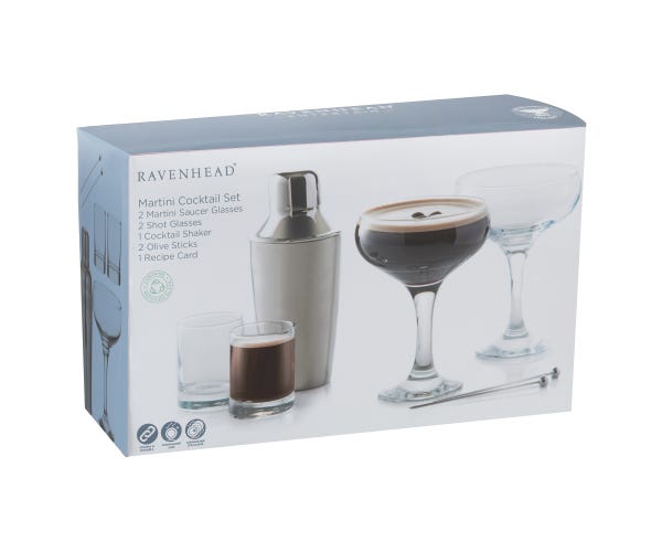 Entertain Set Of 2 Latte Glasses 26cl