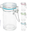 Glass Clip Top Jar 80ml - Assorted Colours