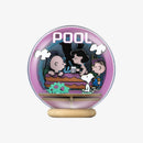 Puremind x Snoopy Wooden Globe - Cool Pool