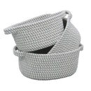 Edison Cotton Rope Storage Baskets - Set of 3