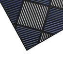 Platina Doormat 40x70cm - Silver/Blue