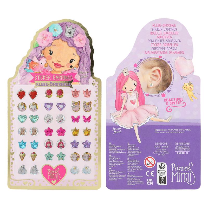 Princess Mimi Sticker Earrings