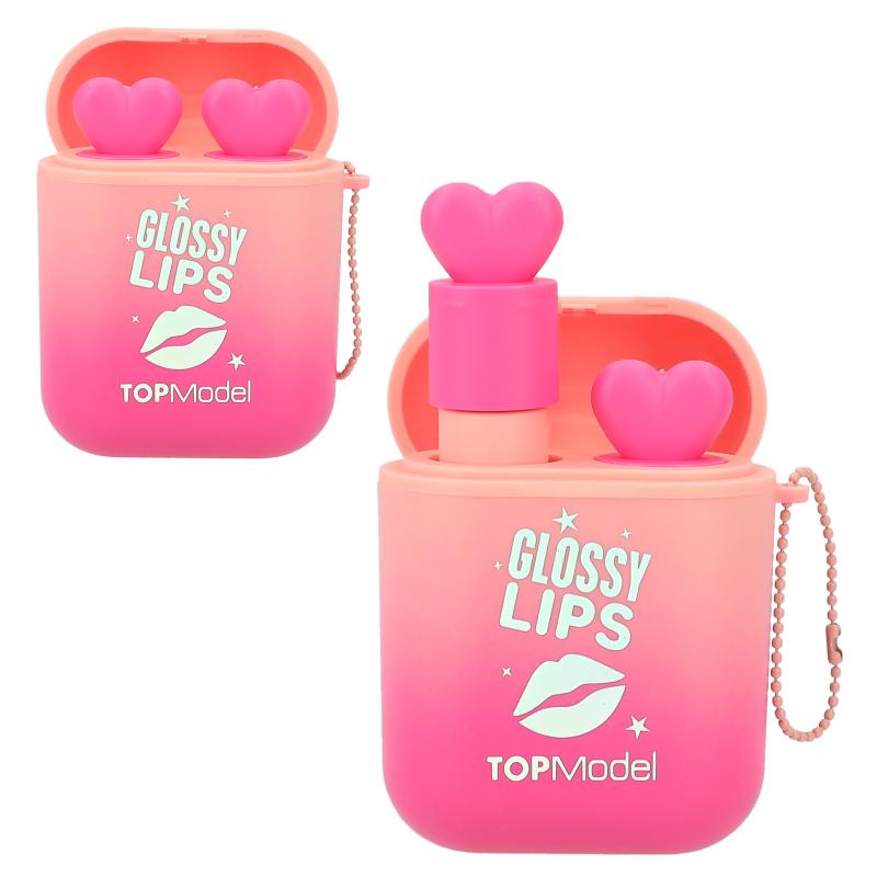 Top Model Lip Gloss Set In Earphone Case