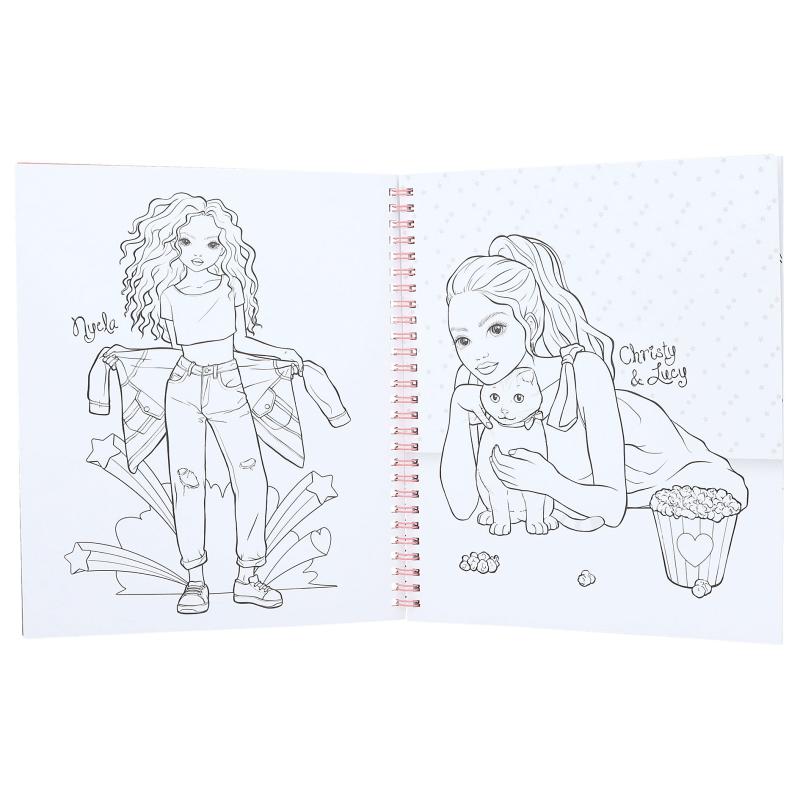 Top Model Cutie Star Colouring Book