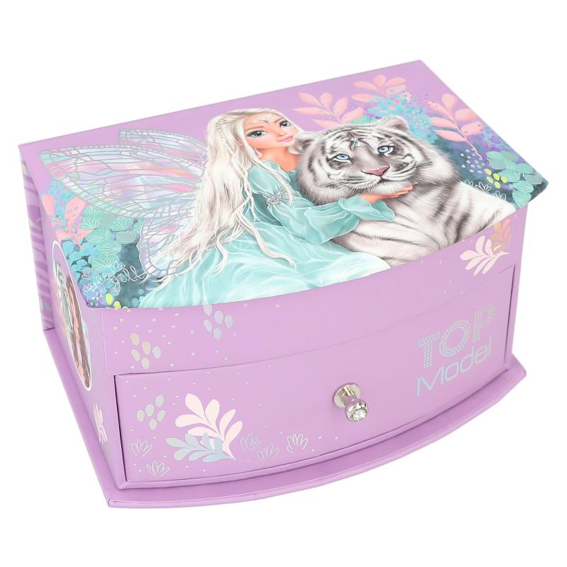 Top Model Fantasy Tiger Jewellery Box