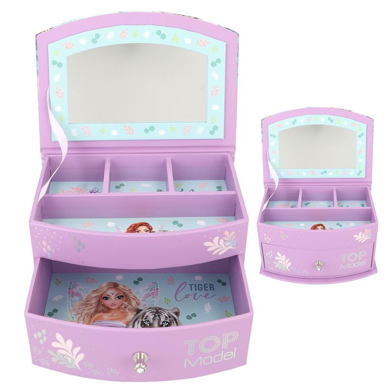 Top Model Fantasy Tiger Jewellery Box