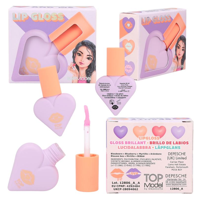 Top Model Lip Gloss Sweet Heart Assorted