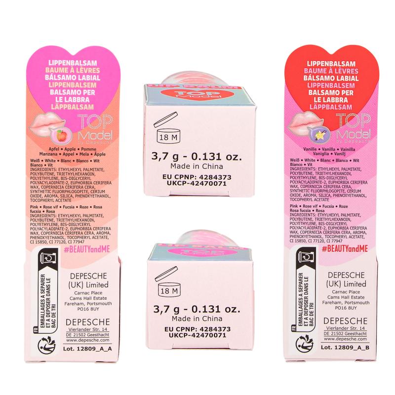 Top Model Lipbalm Heart In Heart Assorted