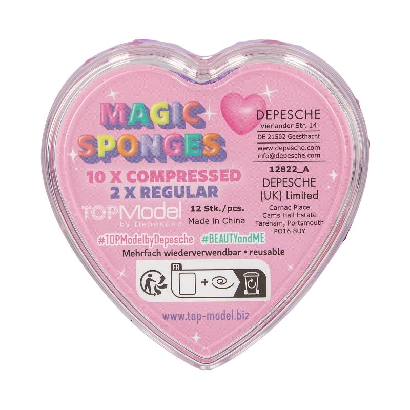 Top Model Magical Heart Sponges Assorted