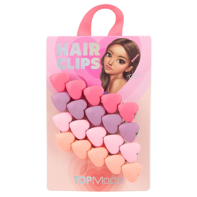 Top Model Hairclip Hearts Set