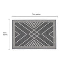 Expression Doormat 50x75cm - Grey Stripes