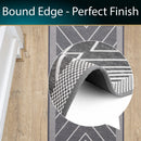 Expression Runner 50x150cm - Grey Stripes