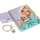 Top Model Diary With Padlock & Bracelet