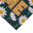 Pavillion Embossed Coir Doormat - Daisy