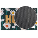 Pavillion Embossed Coir Doormat - Daisy