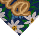 Pavillion Embossed Coir Doormat - Hello Summer