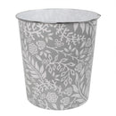 Onyx Round Plastic Waste Bin 7L - Grey Willow