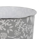 Onyx Round Plastic Waste Bin 7L - Grey Willow