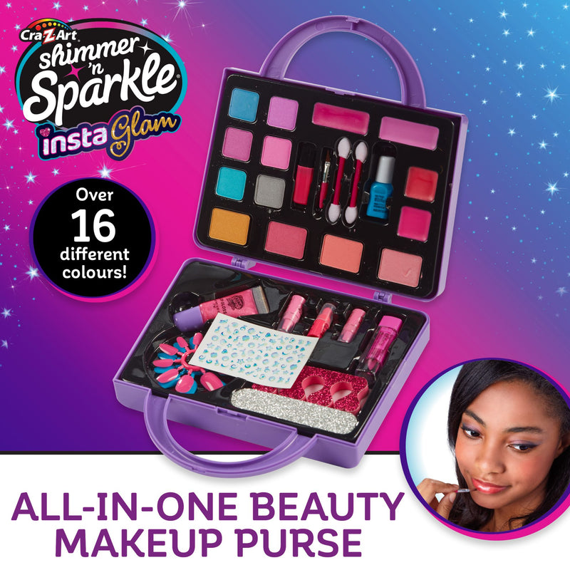 Shimmer 'n Sparkle Insta Glam Beauty Make-Up Purse