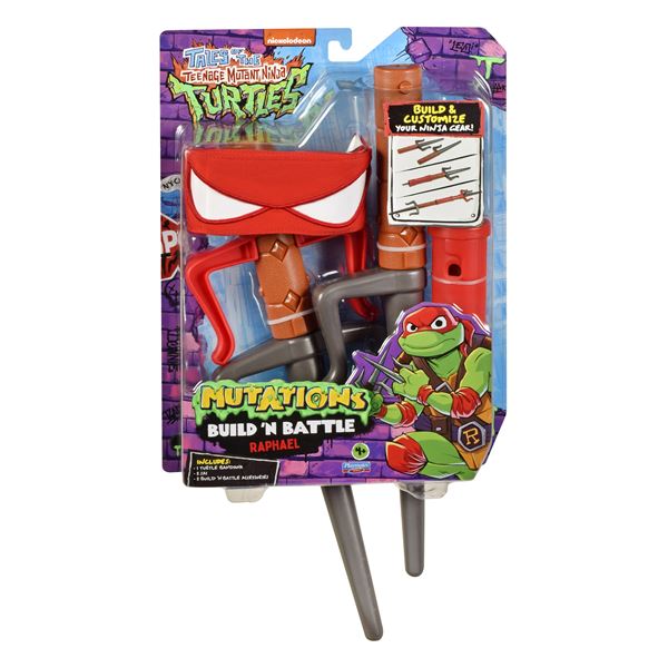 Teenage Mutant Ninja Turtles Build N Battle Raphael Sais