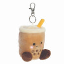 Palm Pals Plush Keyclip - Milky Boba Tea