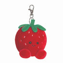 Palm Pals Plush Keyclip - Juicy Strawberry