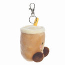 Palm Pals Plush Keyclip - Milky Boba Tea