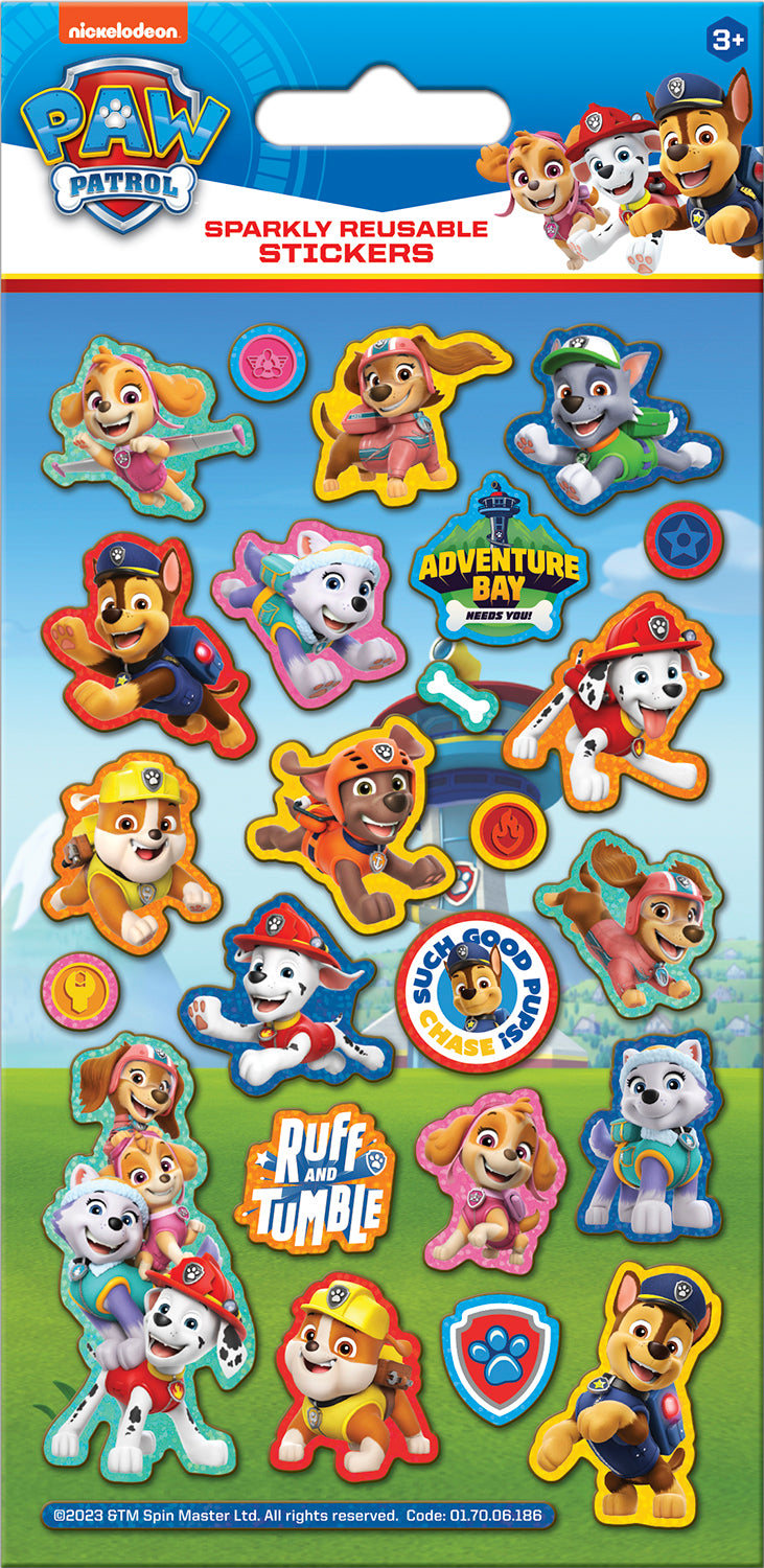 Foiled Sticker Sheet - Paw Patrol Pup Pals