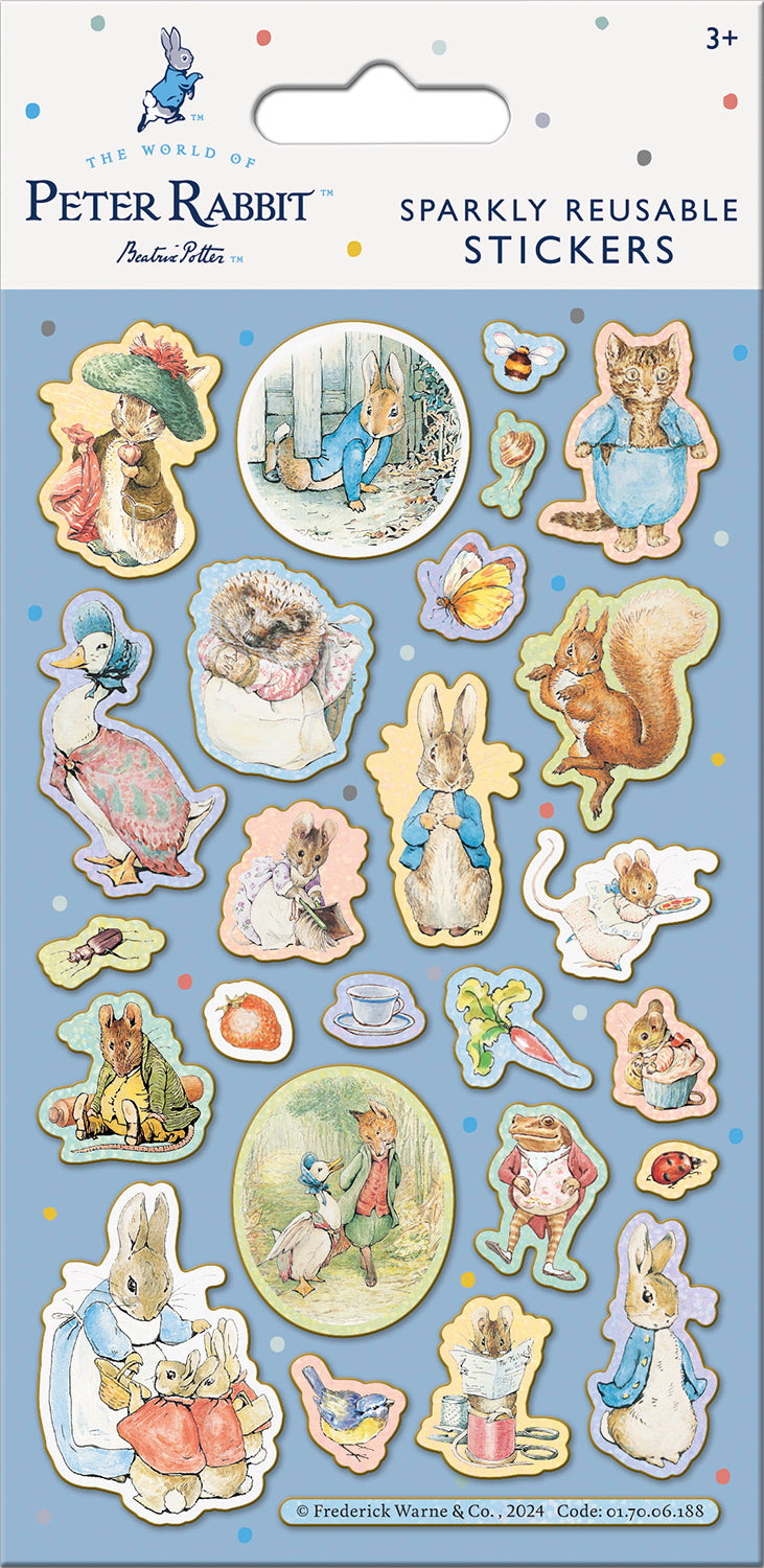 Foiled Sticker Sheet - Peter Rabbit