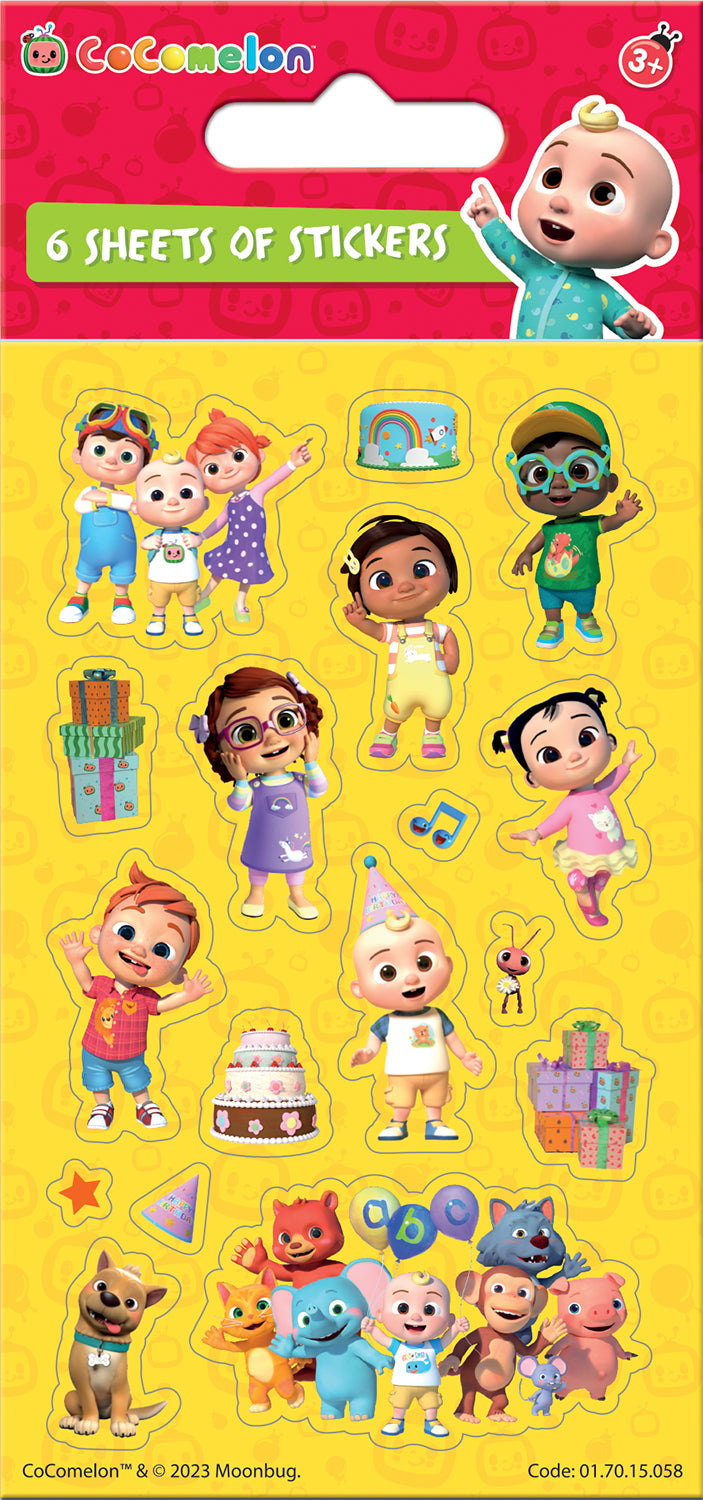 Party Sticker Pack - CoComelon