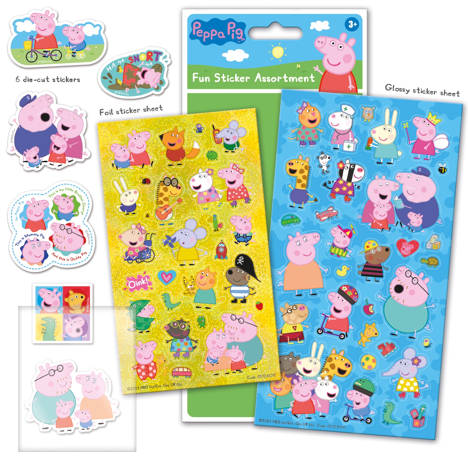 Assorted Sticker Pack - Peppa Pig – JAC Stores IOM
