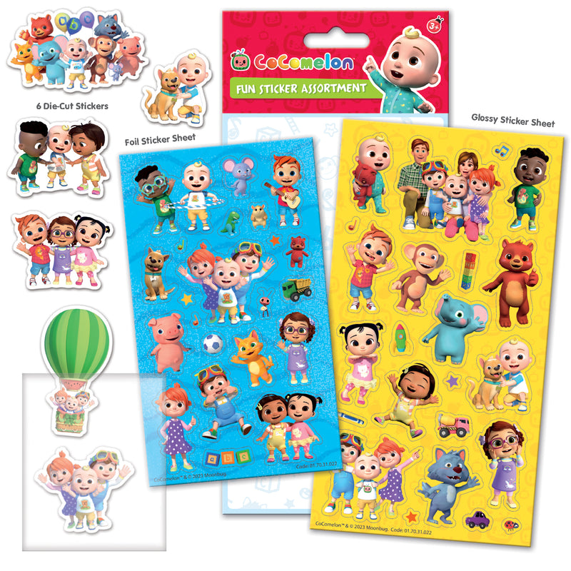 Assorted Sticker Pack - CoComelon