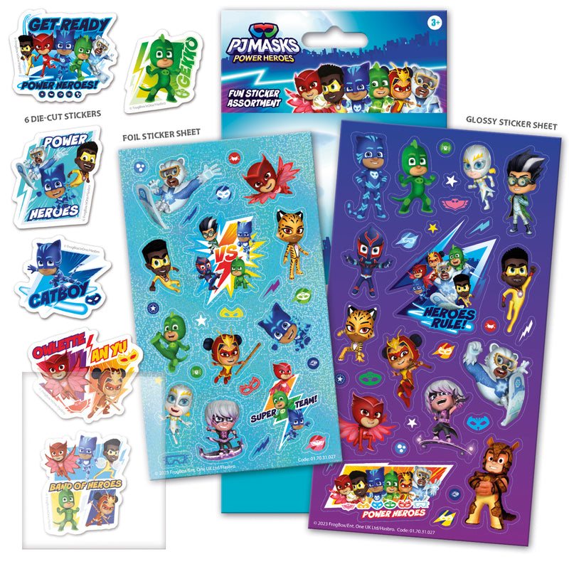 Assorted Sticker Pack - PJ Masks Power Heroes