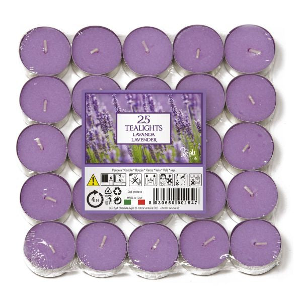 Petali Tealights 25pk - Lavender