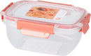 Food Storage Box Clip Lid 400ml Assorted