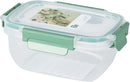 Food Storage Box Clip Lid 400ml Assorted