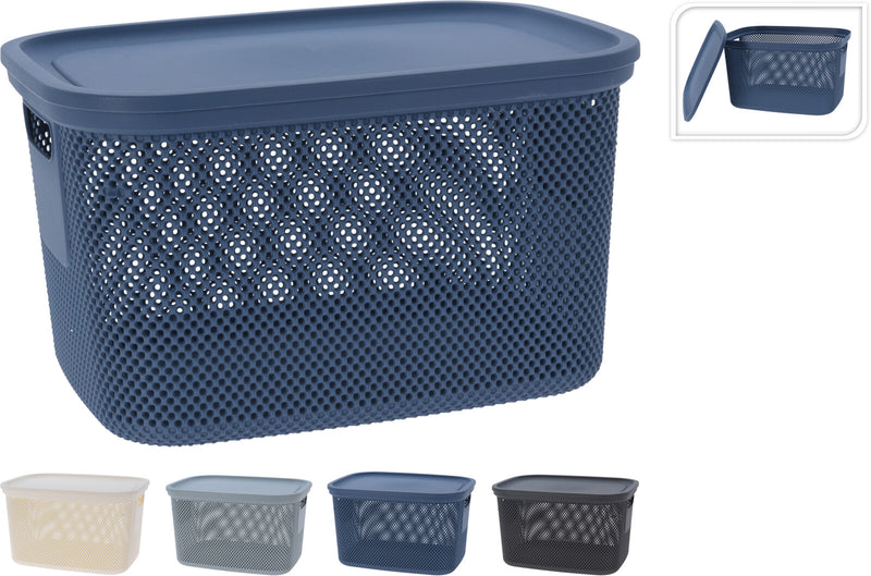 Storage Box With Lid Assorted 18L