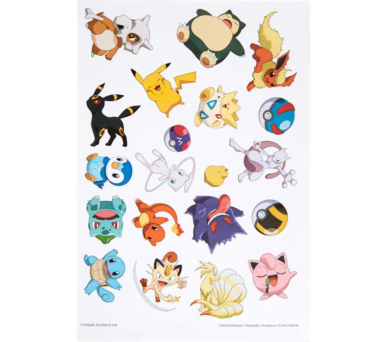 Pokemon Colouring & Sticker Book