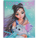 Top Model Dragon Love Colouring Book With Sequins